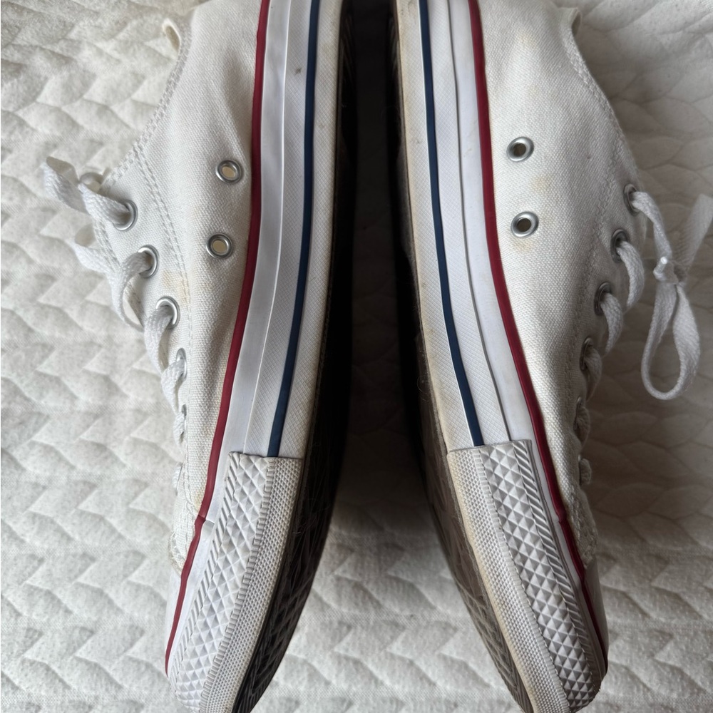 Converse All Stars Classic White Canvas Sneakers